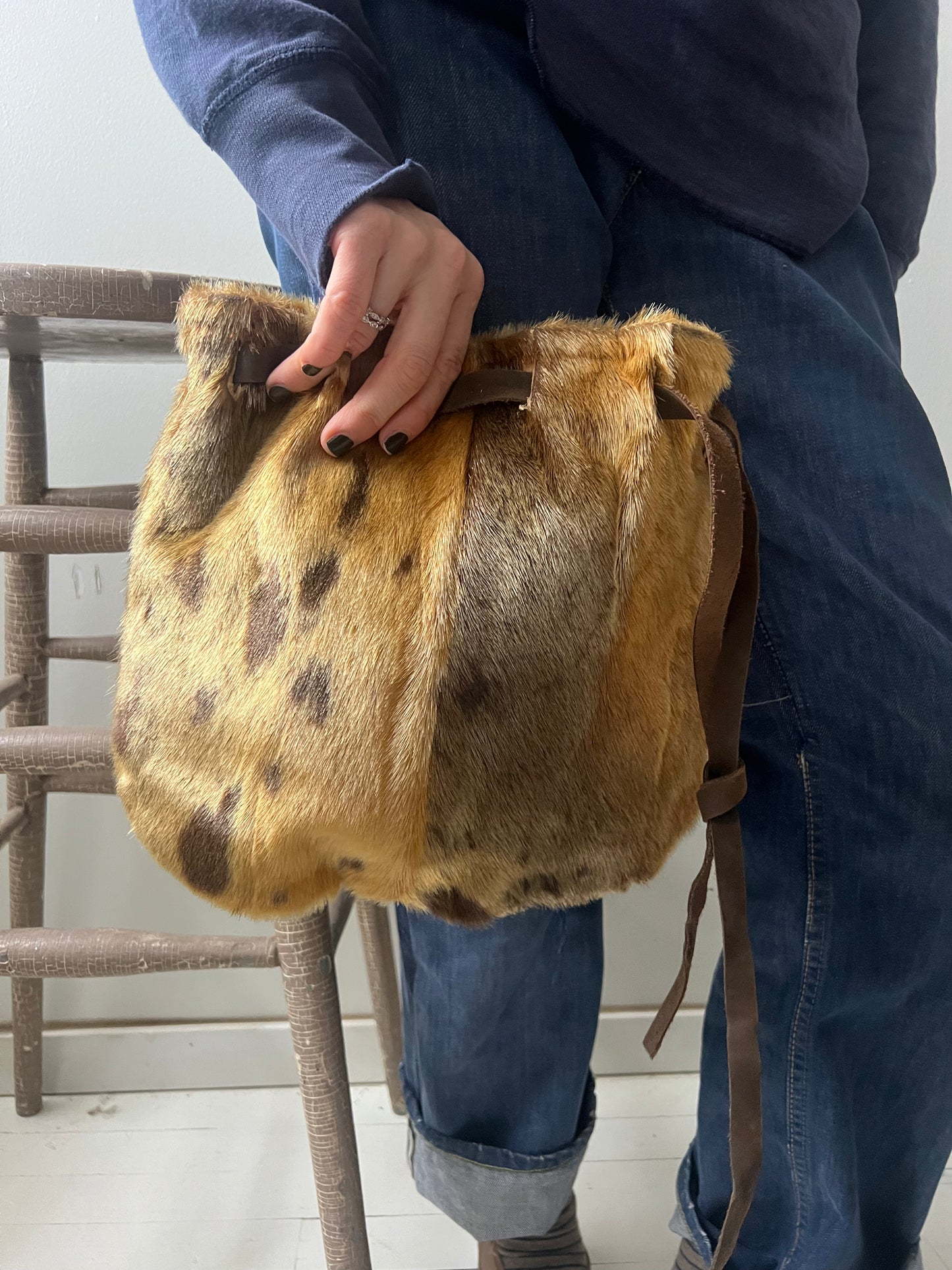 Handmade Fur Pouch