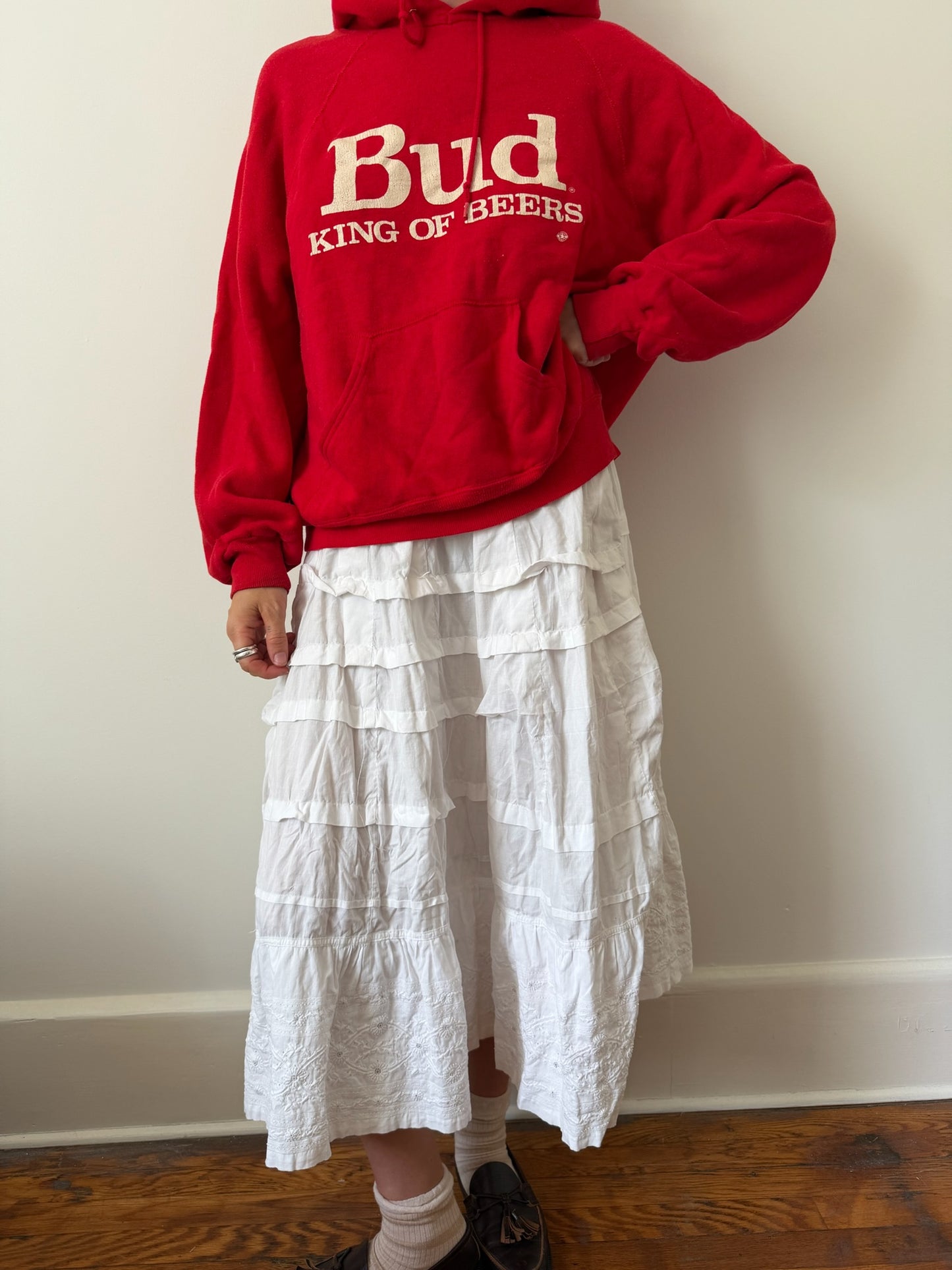 Bright Red “Bud” Hoodie