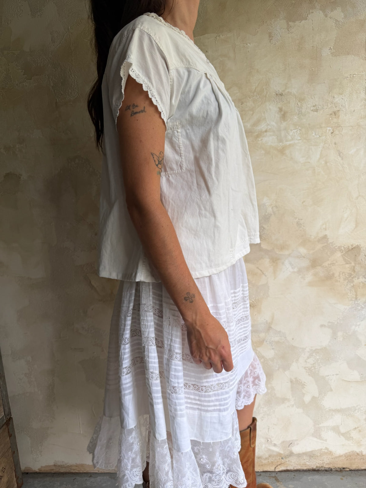 Antique Italian Tee Blouse