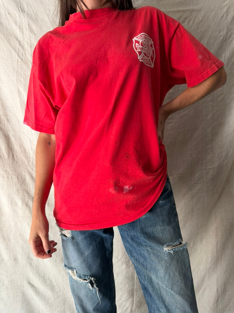 Red Fire Dept. Tee.