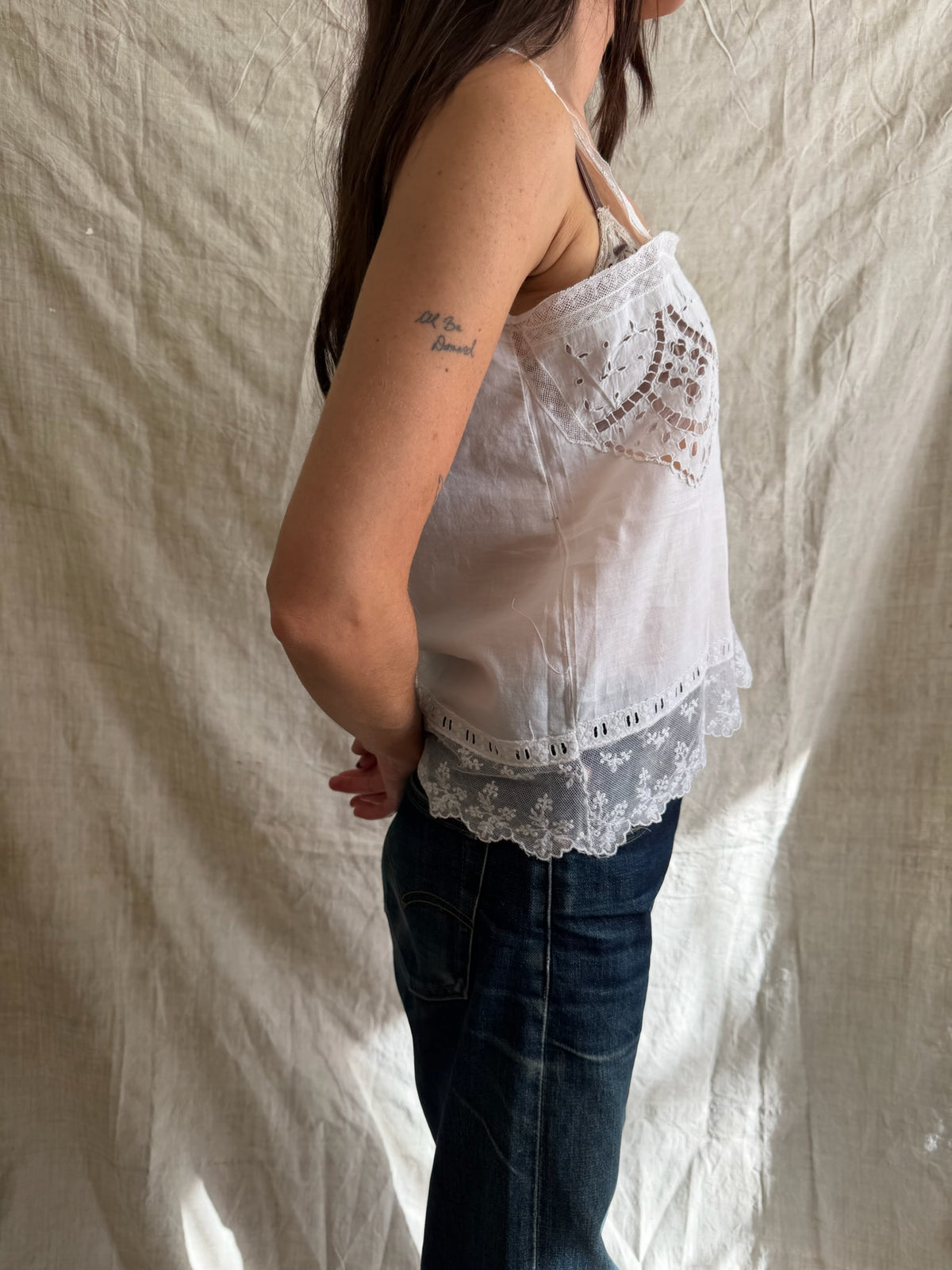 Antique French Lace Cami 01