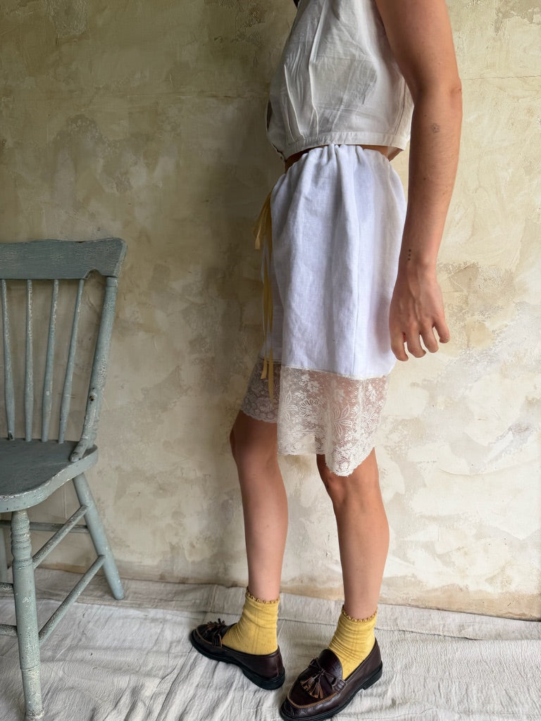 Handmade Lace Short Bloomers