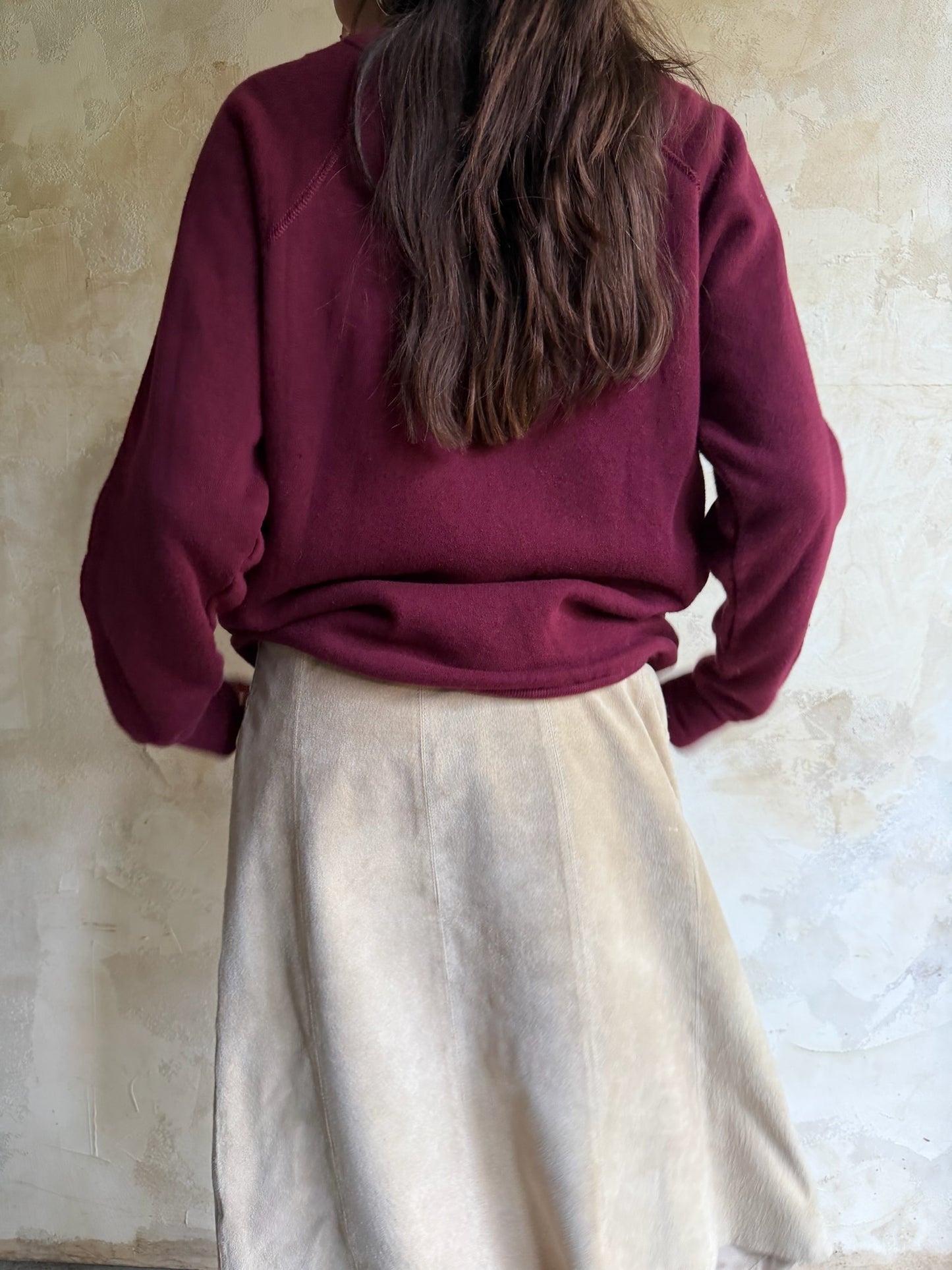 Maroon Springfield College Crewneck