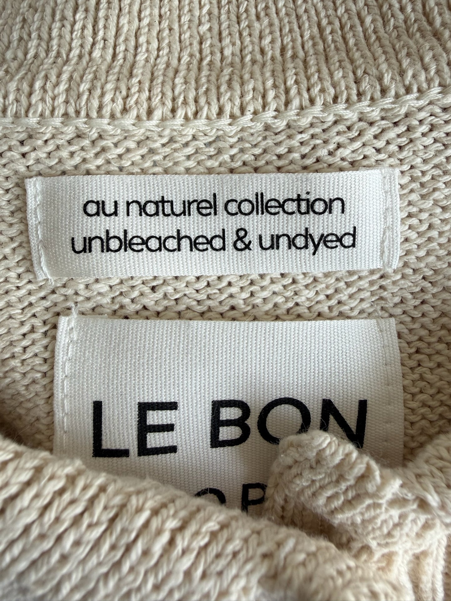 The Club Cardigan in Naturel By Le Bon Shoppe