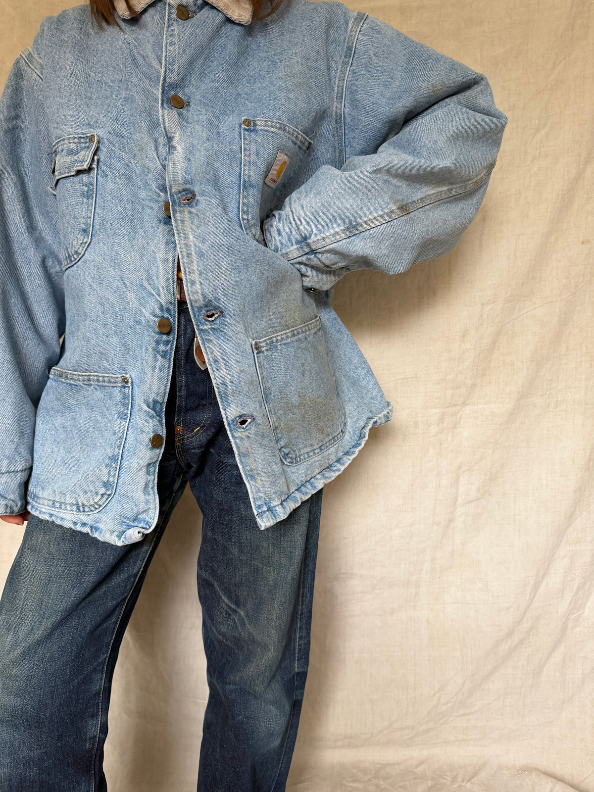 Lightwash Denim Carhartt Chore Jacket