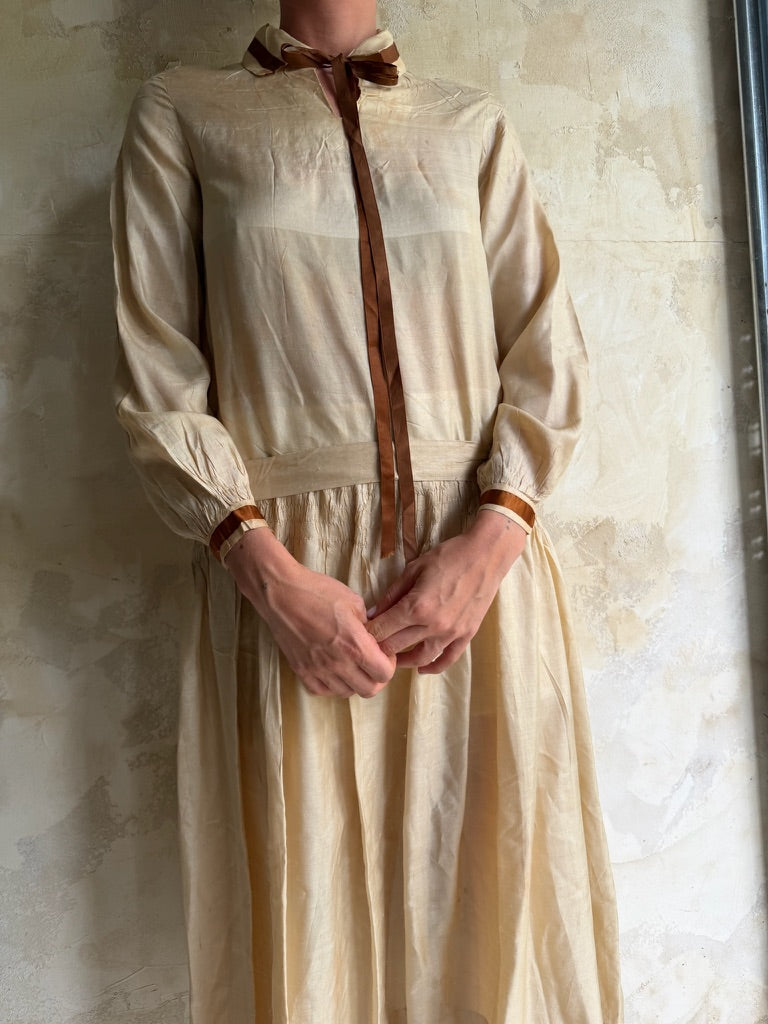1920s Silk Dress