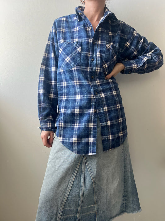 Blue Plaid Flannel