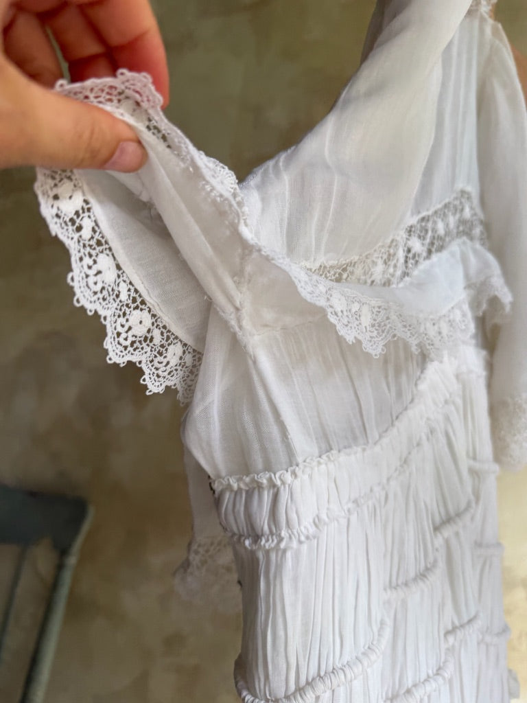 Edwardian White Lawn Dress