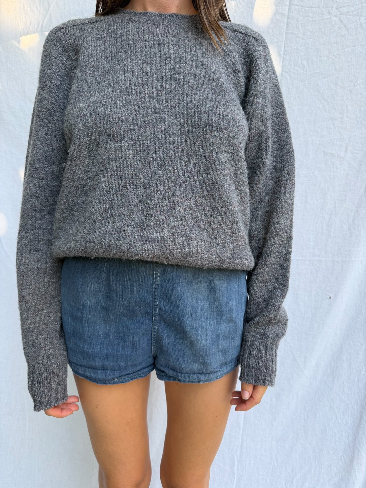 Grey Wool Pullover
