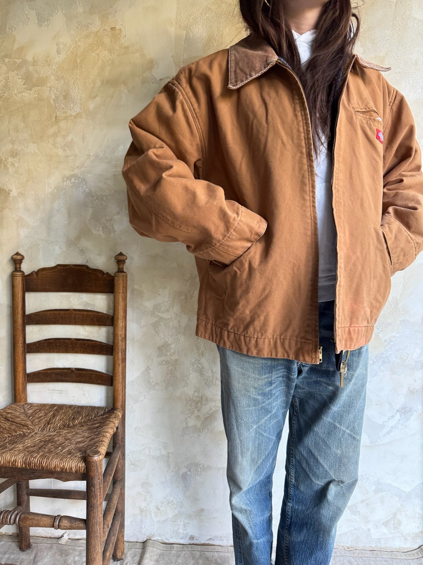Copper Dickies Zip Up Jacket