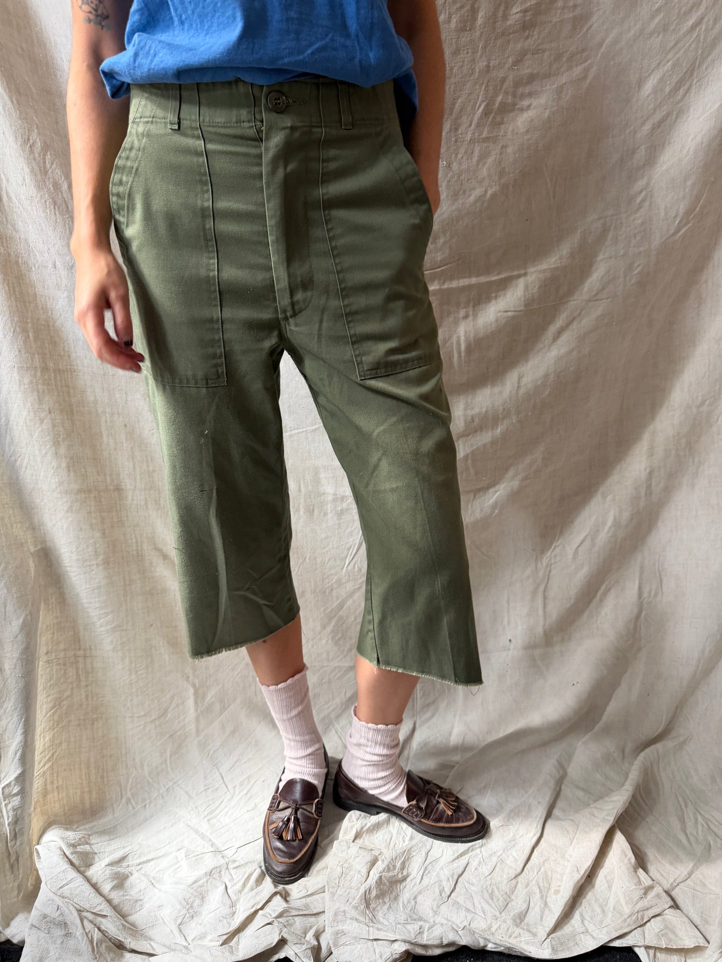 Cropped OG 107 Military Pants