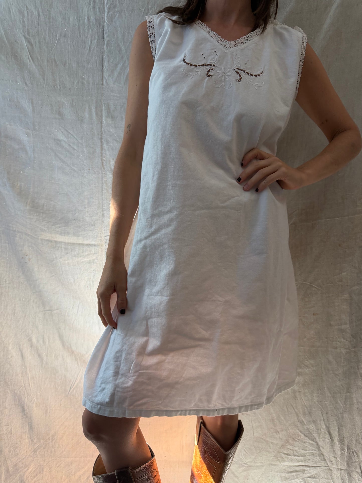 Antique Italian Cotton Smock