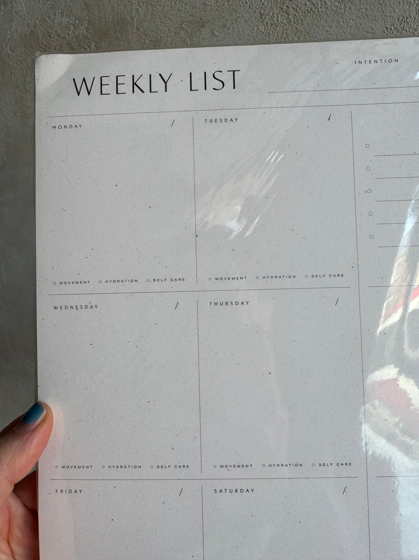 Weekly List Pad By Wilde House Paper