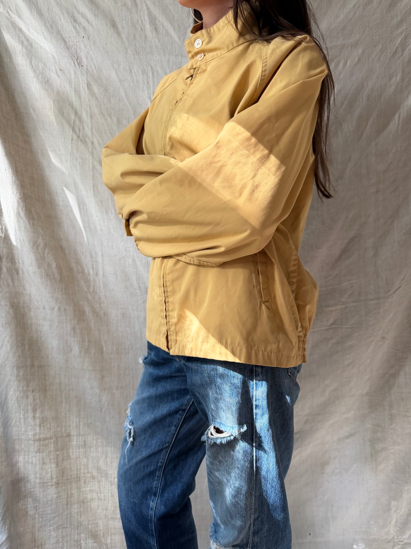 Butter Yellow Windbreaker