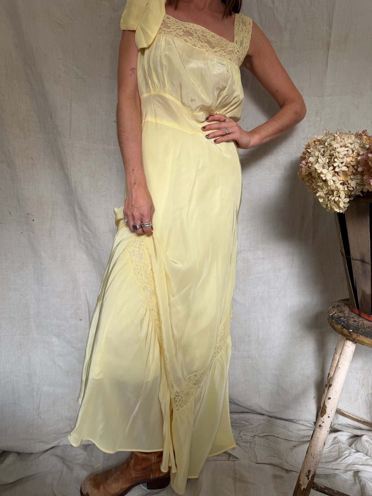 Baby Yellow Slip Dress