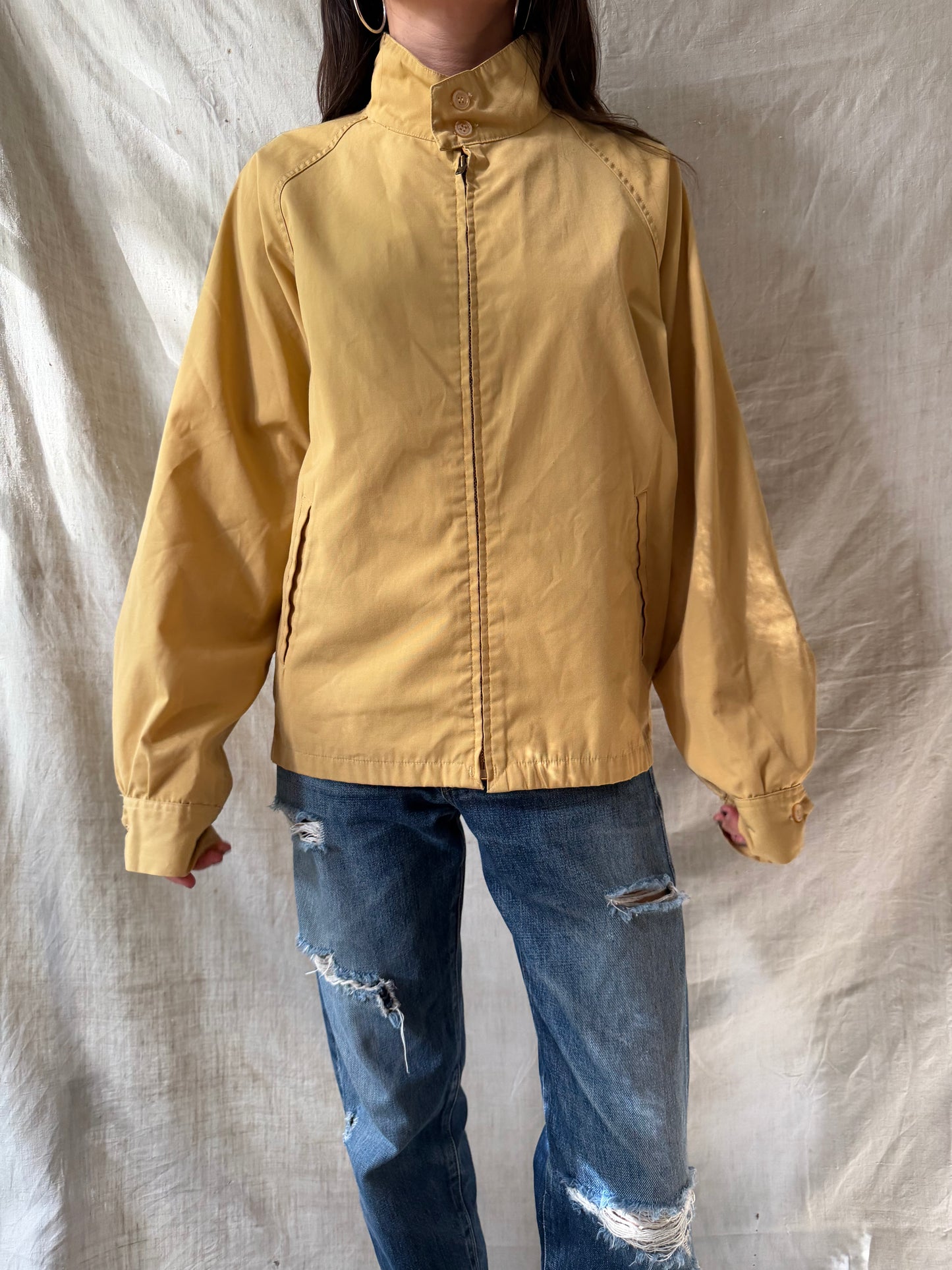 Butter Yellow Windbreaker