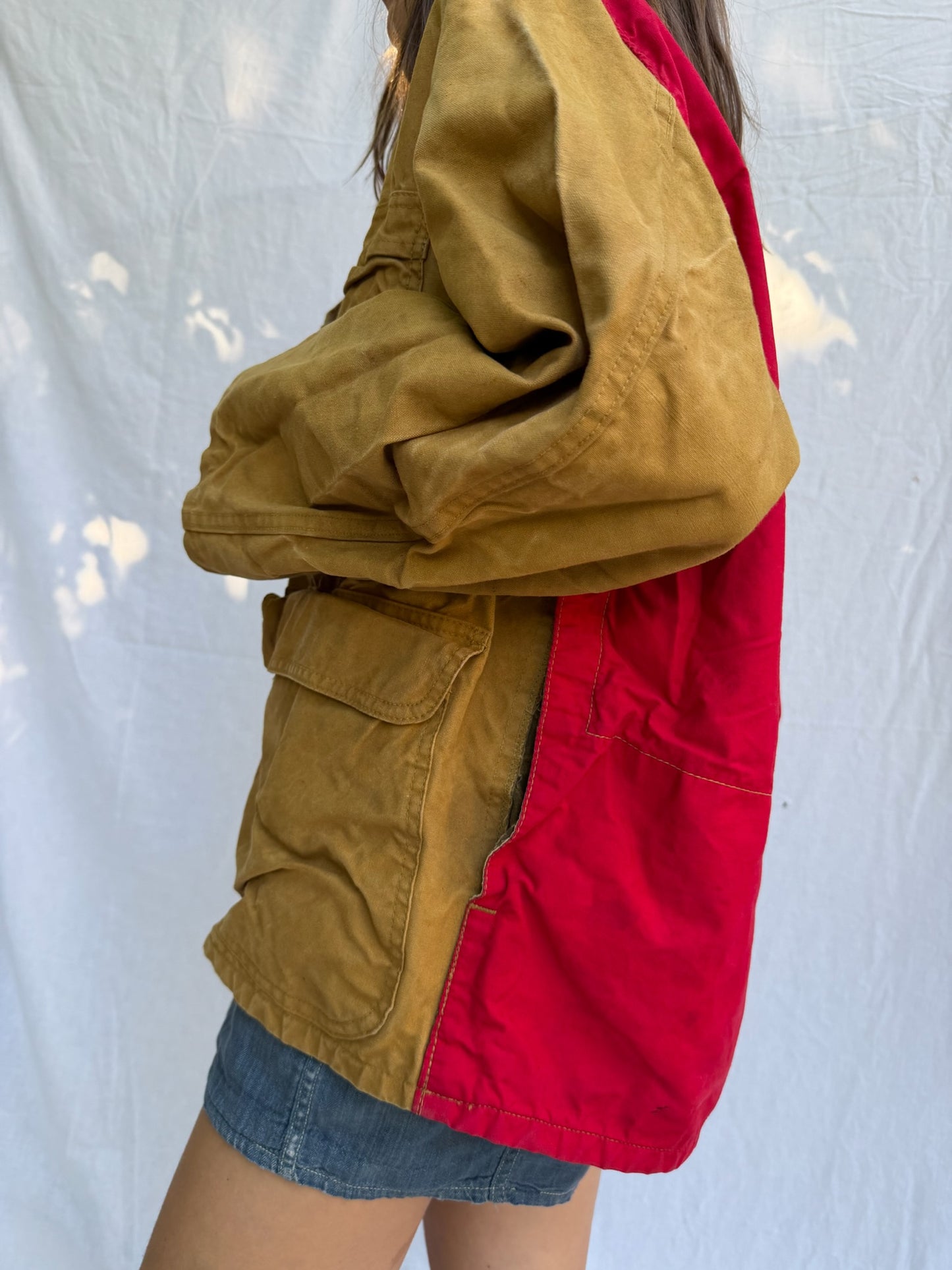Tan + Red Hunting Jacket 01