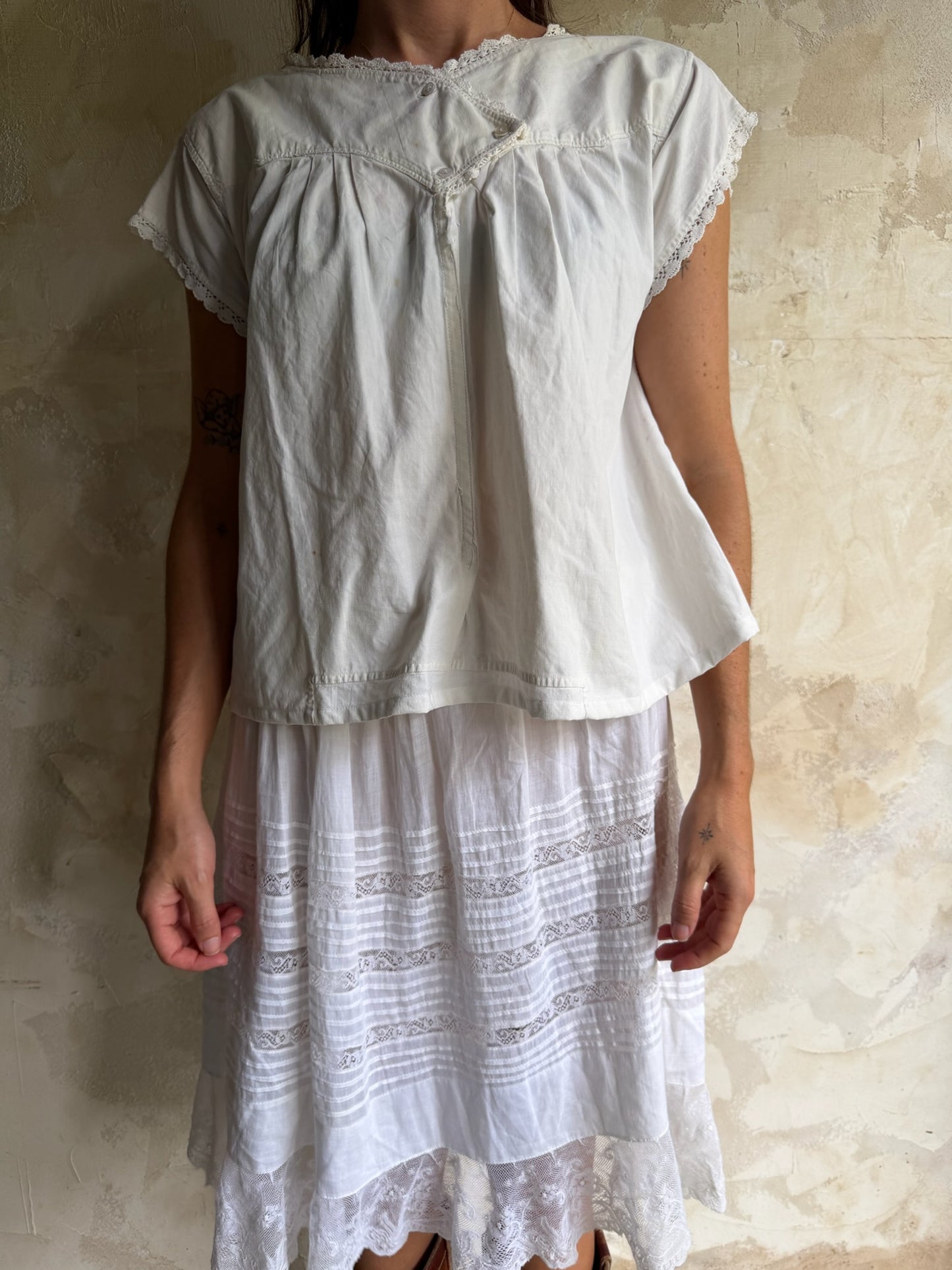 Antique Italian Tee Blouse
