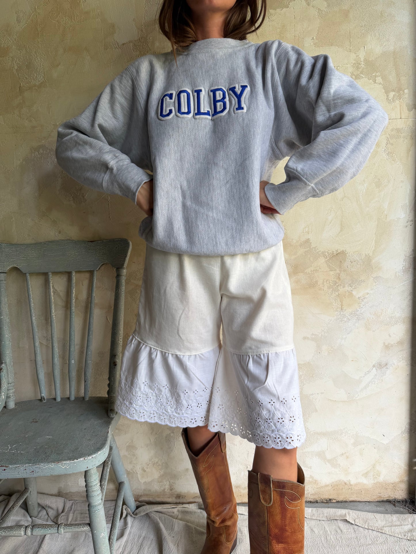 Colby Grey Crewneck
