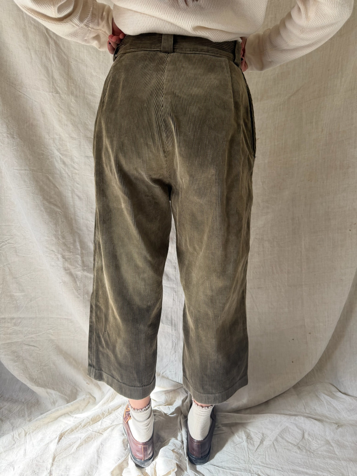French Workwear Corduroy Culotte