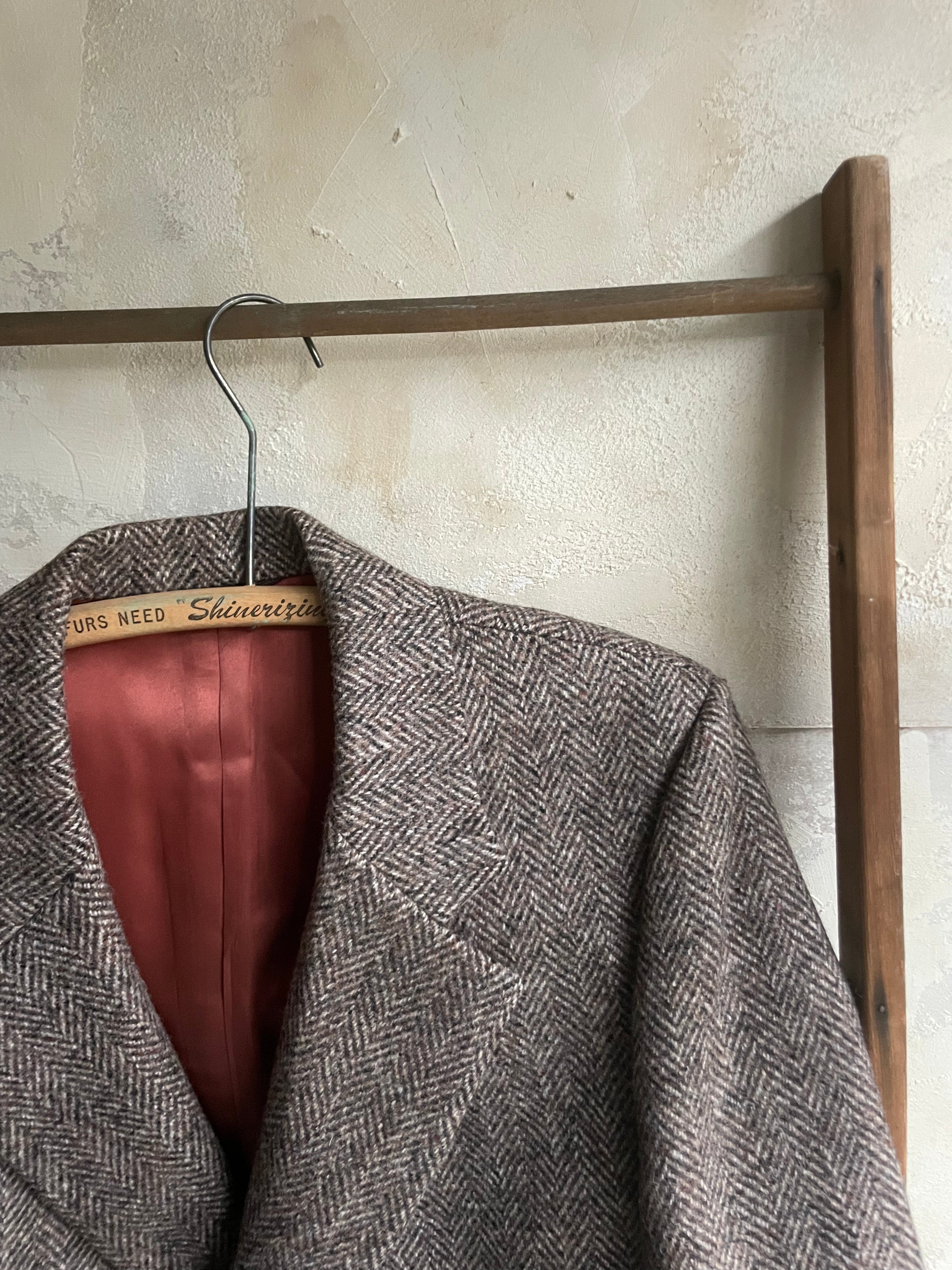 Brown Long Tweed Jacket