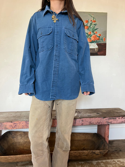 Blue Work Shirt