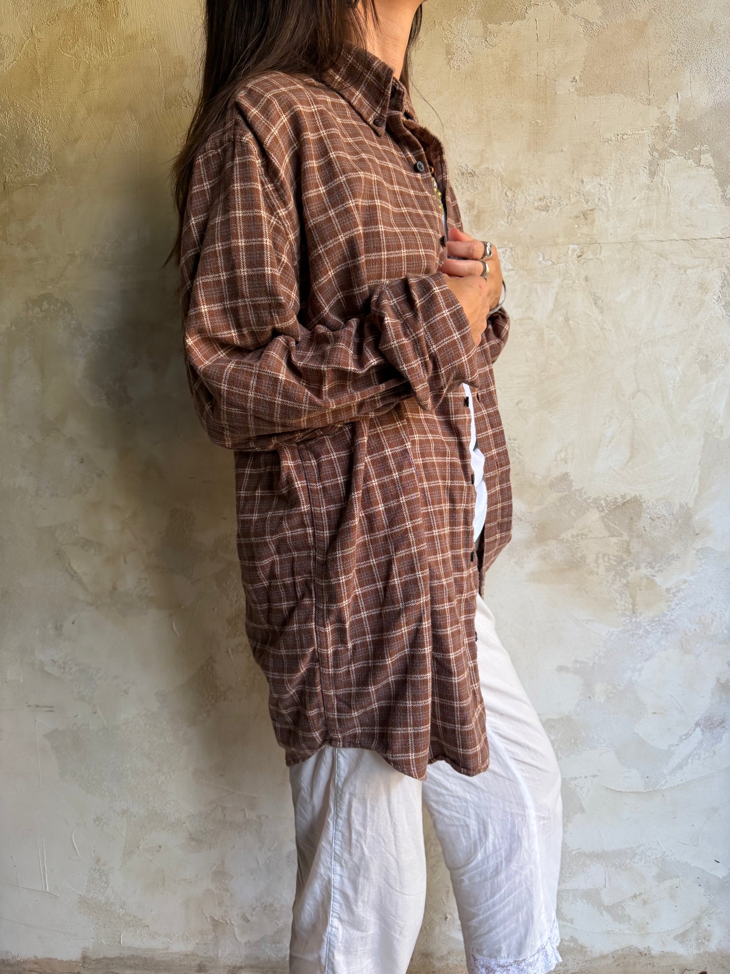 Brown Plaid Flannel