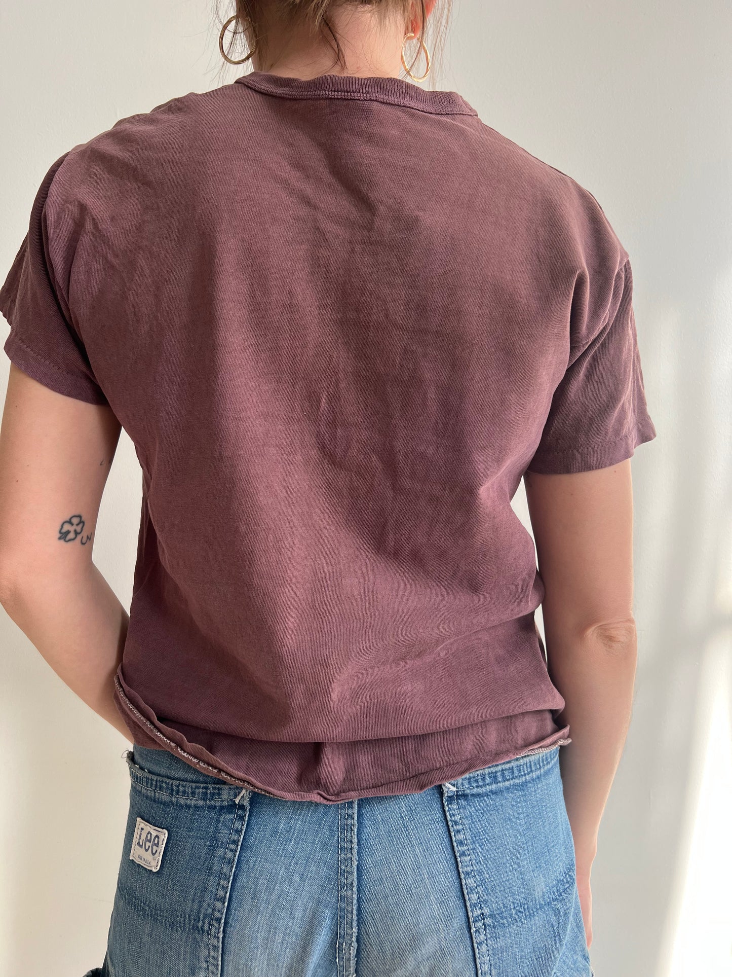 Faded Brown Graphic Tee