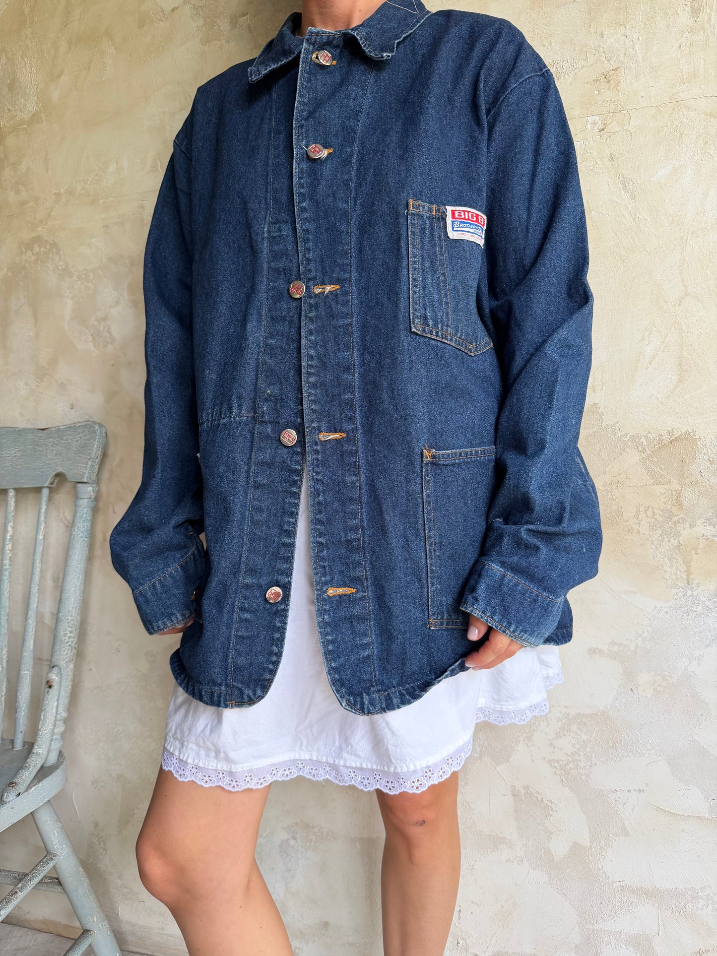 Big B Dark Denim Chore Jacket