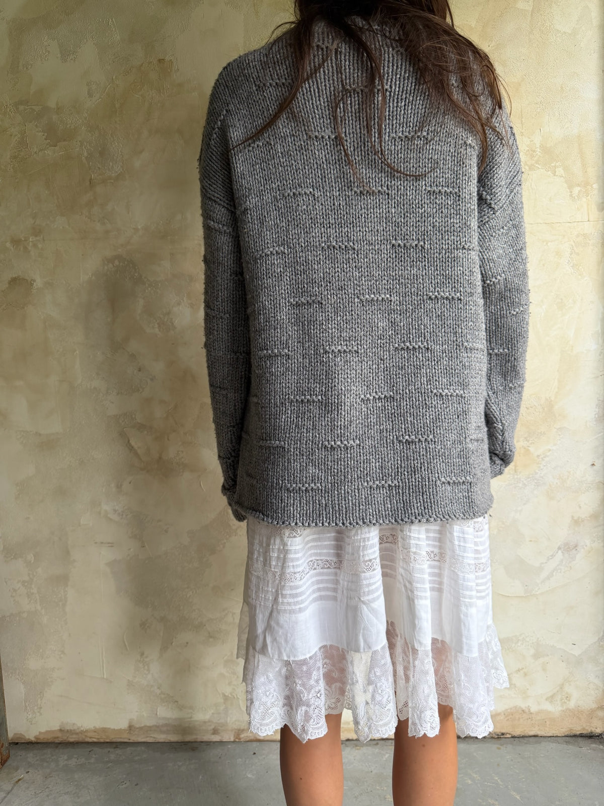 Grey Chunky Knit