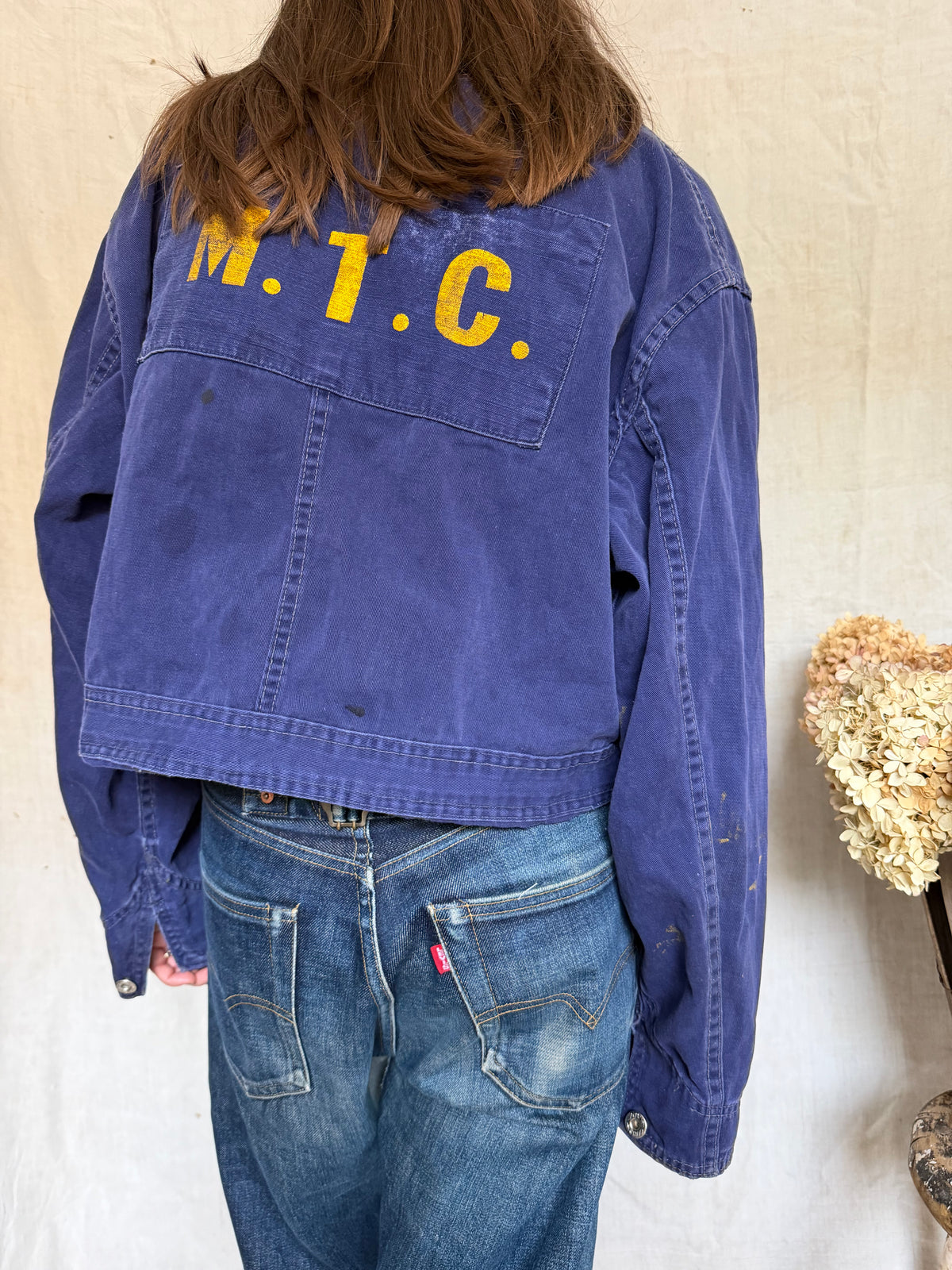 Indigo Blue MTC Cropped Chore Jacket