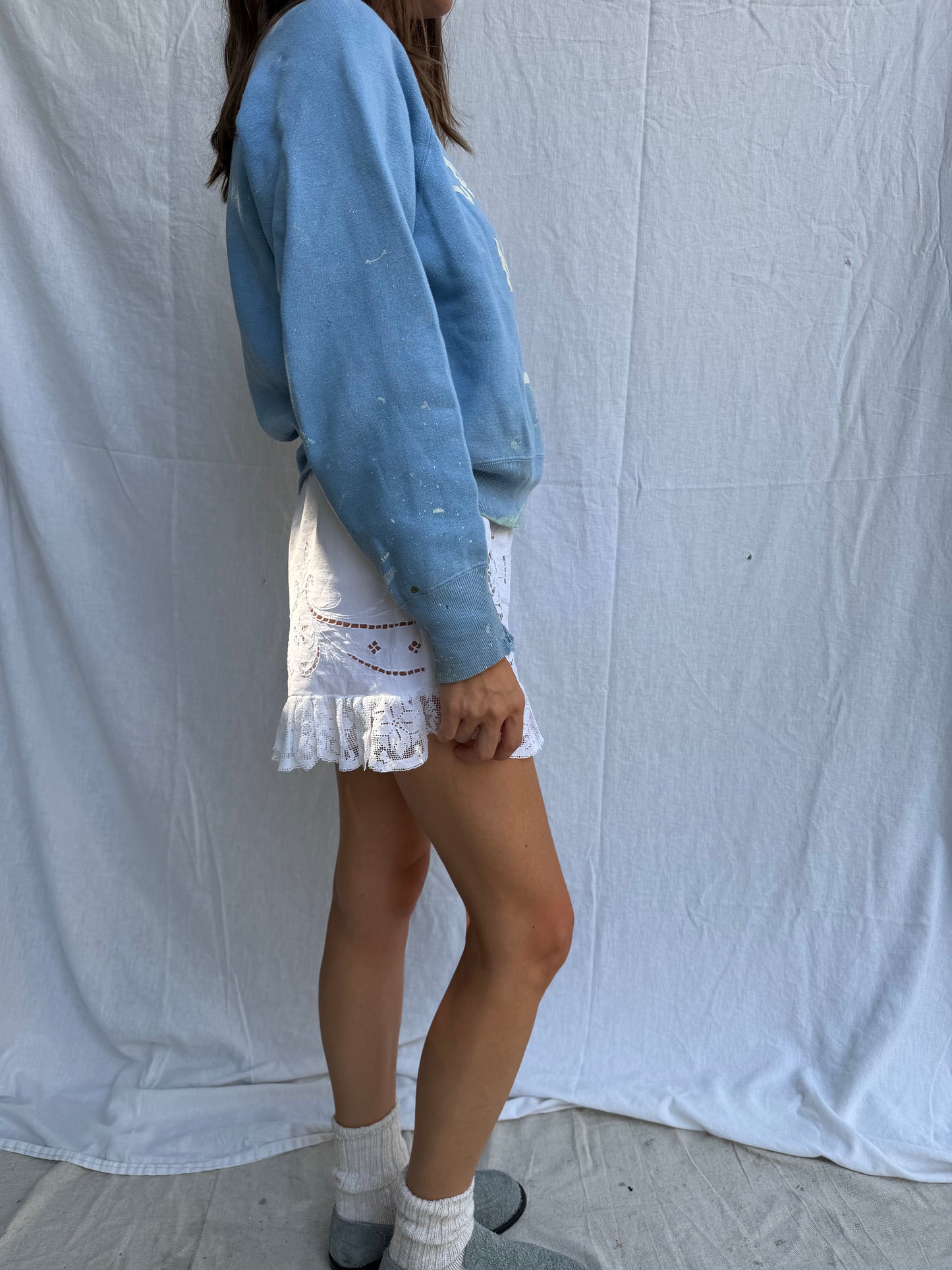 Wanderly Eyelet + Lace Ruffle Bloomer
