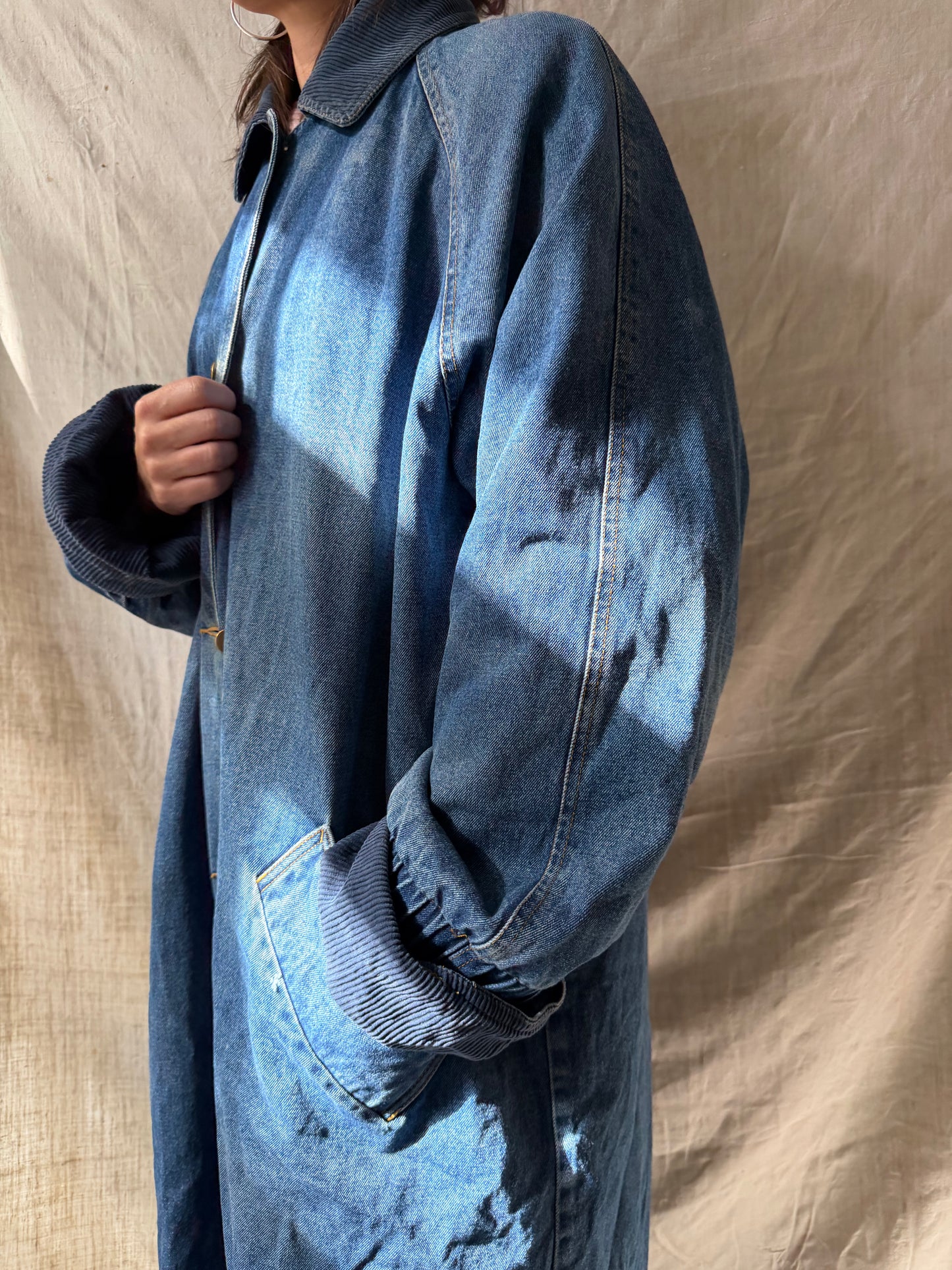 Long Denim Duster