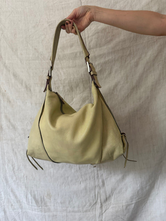 Butter Yellow Leather Purse