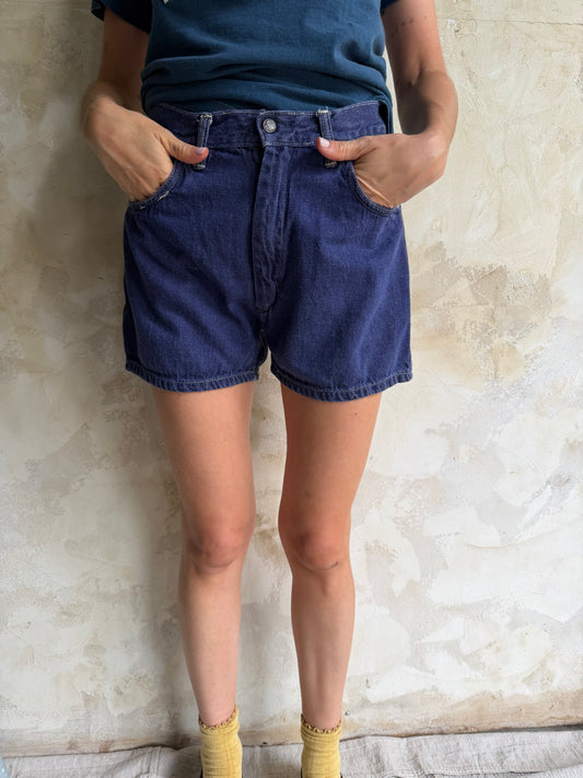 Indigo Denim Shorts