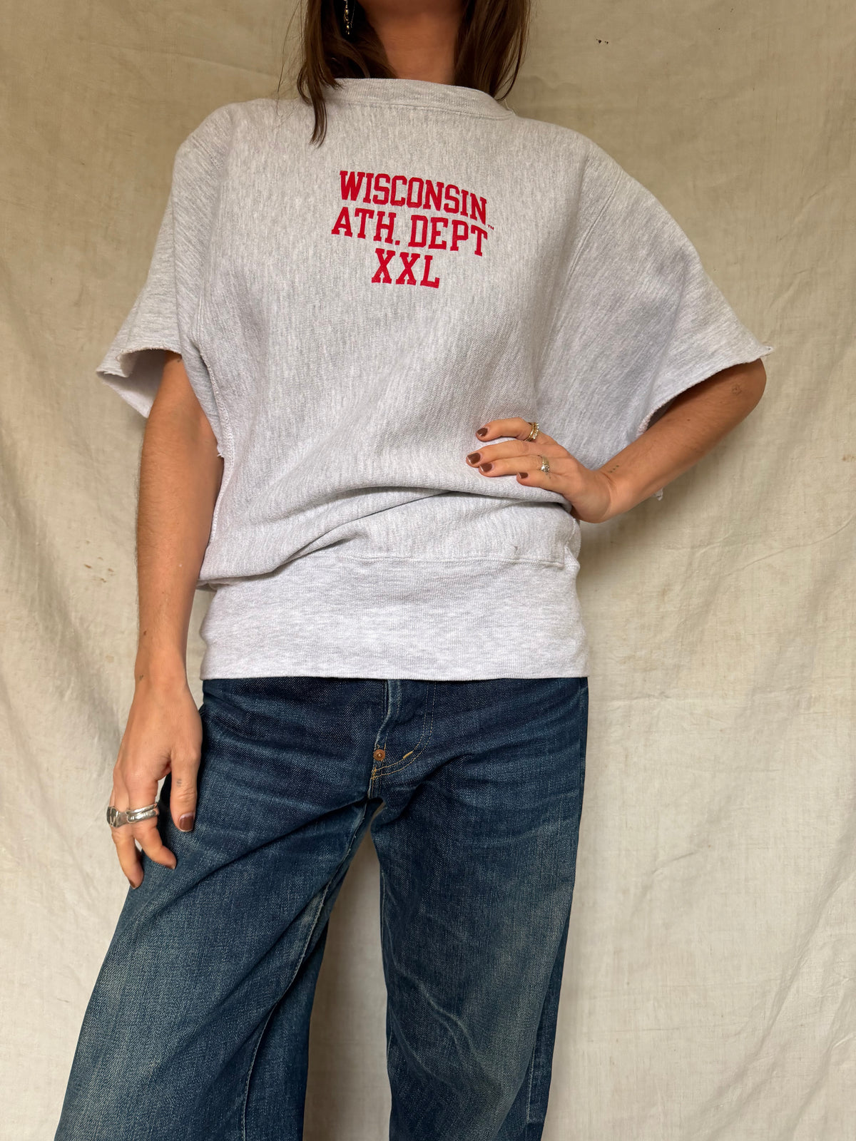 Wisconsin Cropped Crewneck