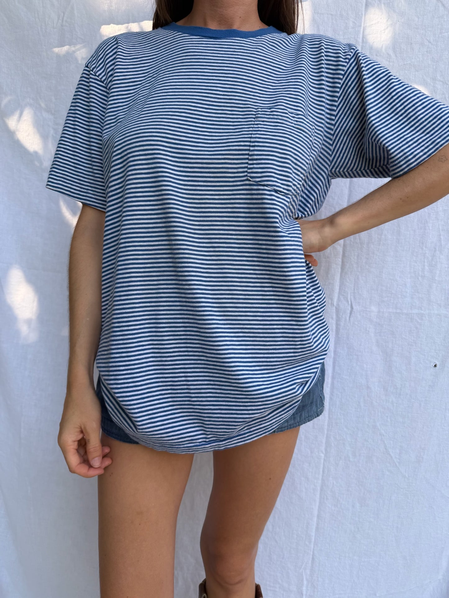 Striped Pocket Tee