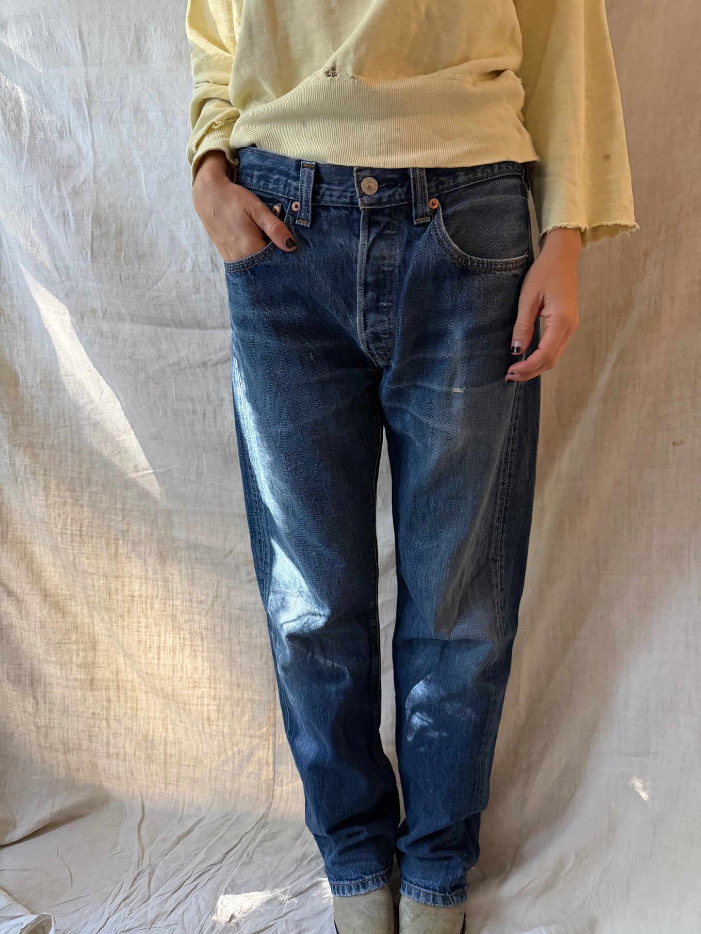 Medium Wash Levi’s 501s