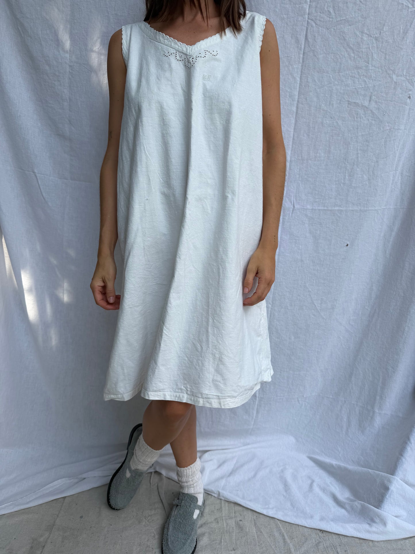 Off-White Antique Italian Smock