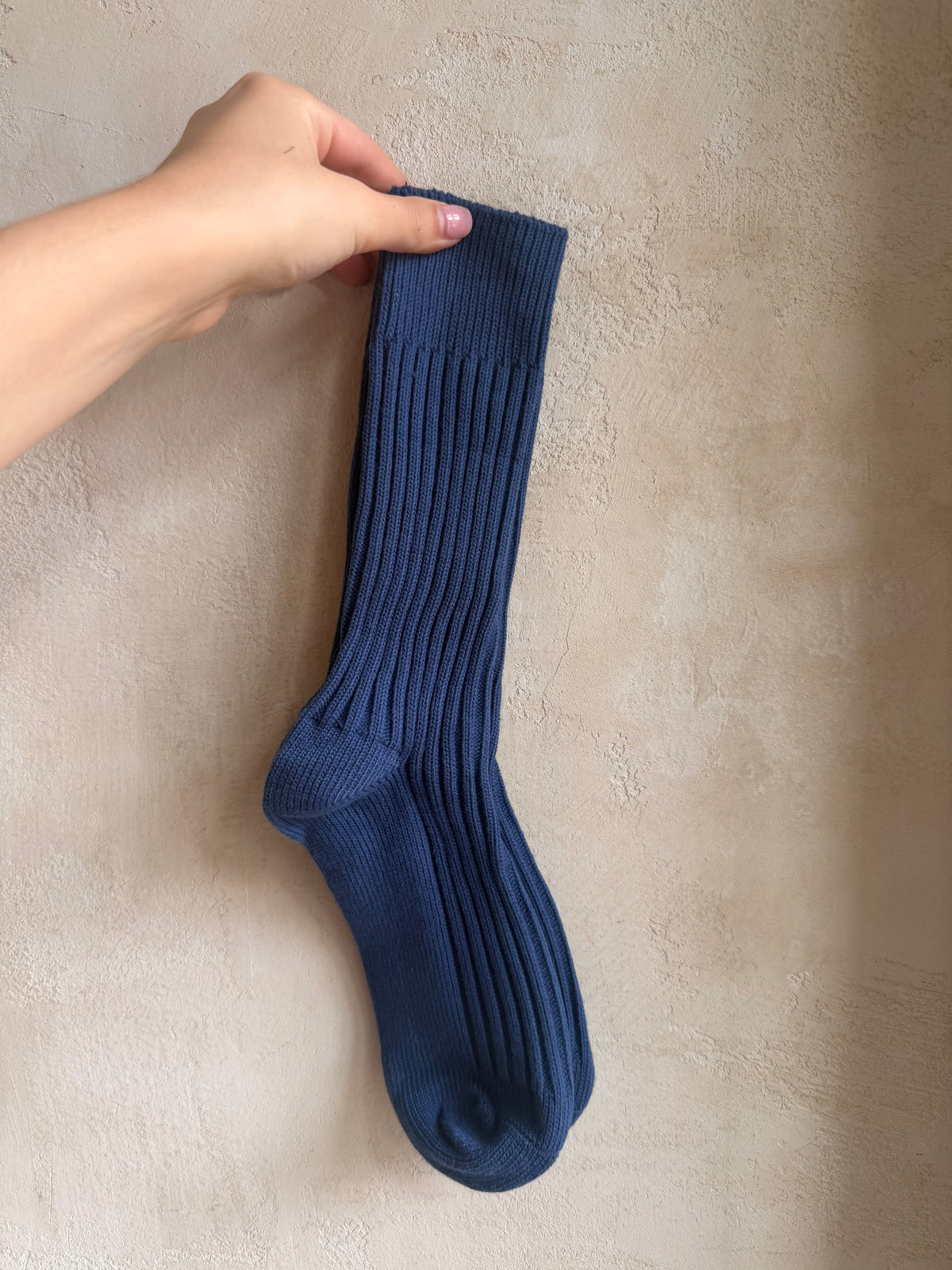 Ribbed Cotton High Socks by Billy Bamboo