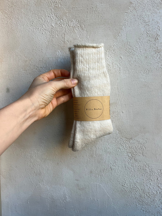 Canada Stripe Mohair High Socks by Billy Bamboo