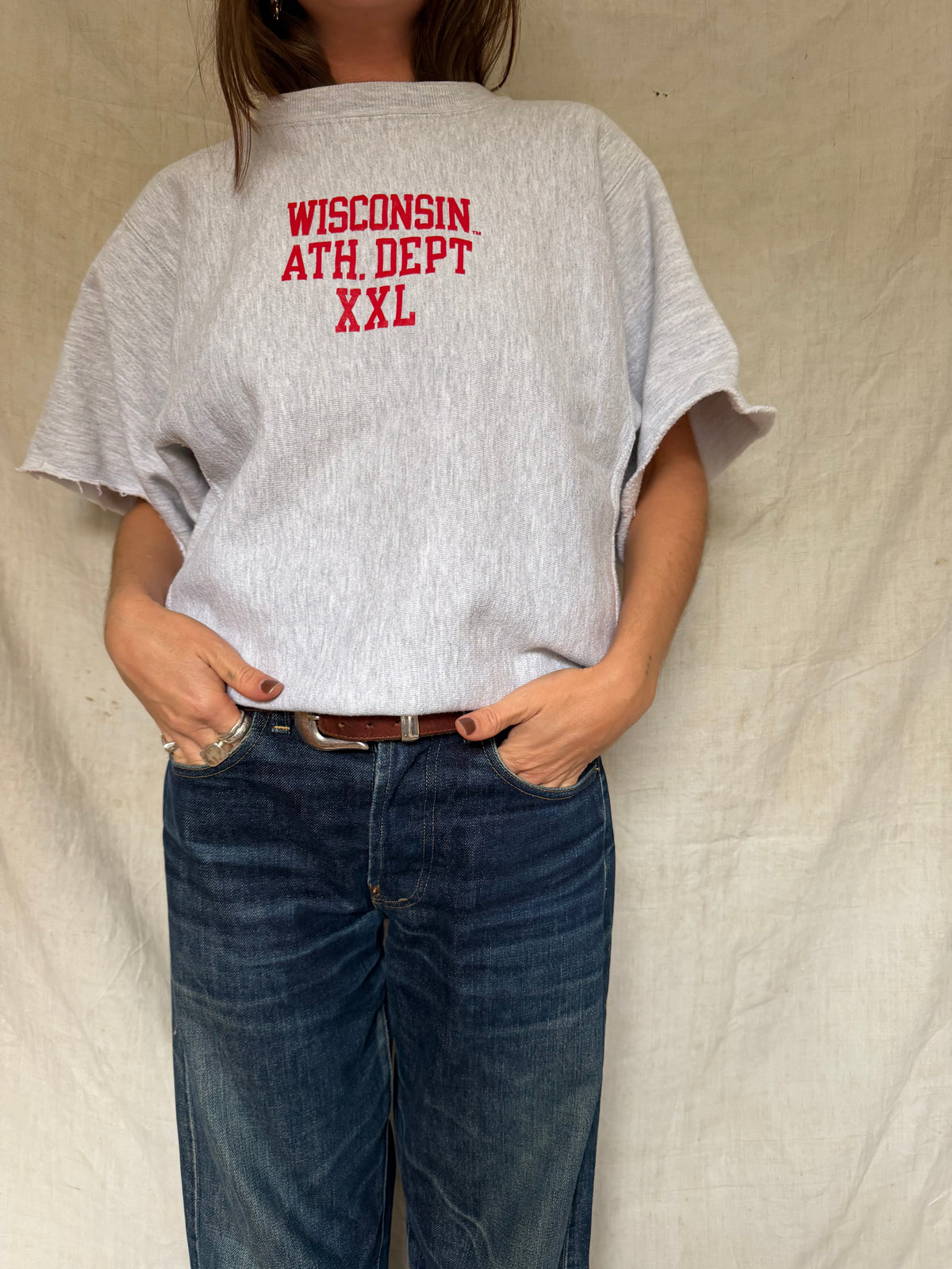 Wisconsin Cropped Crewneck