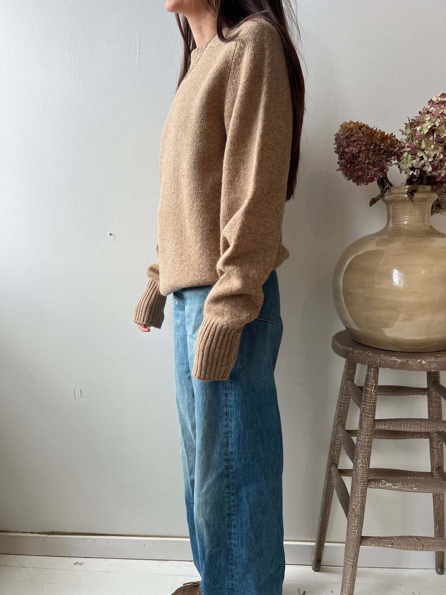 Tan Wool Pullover