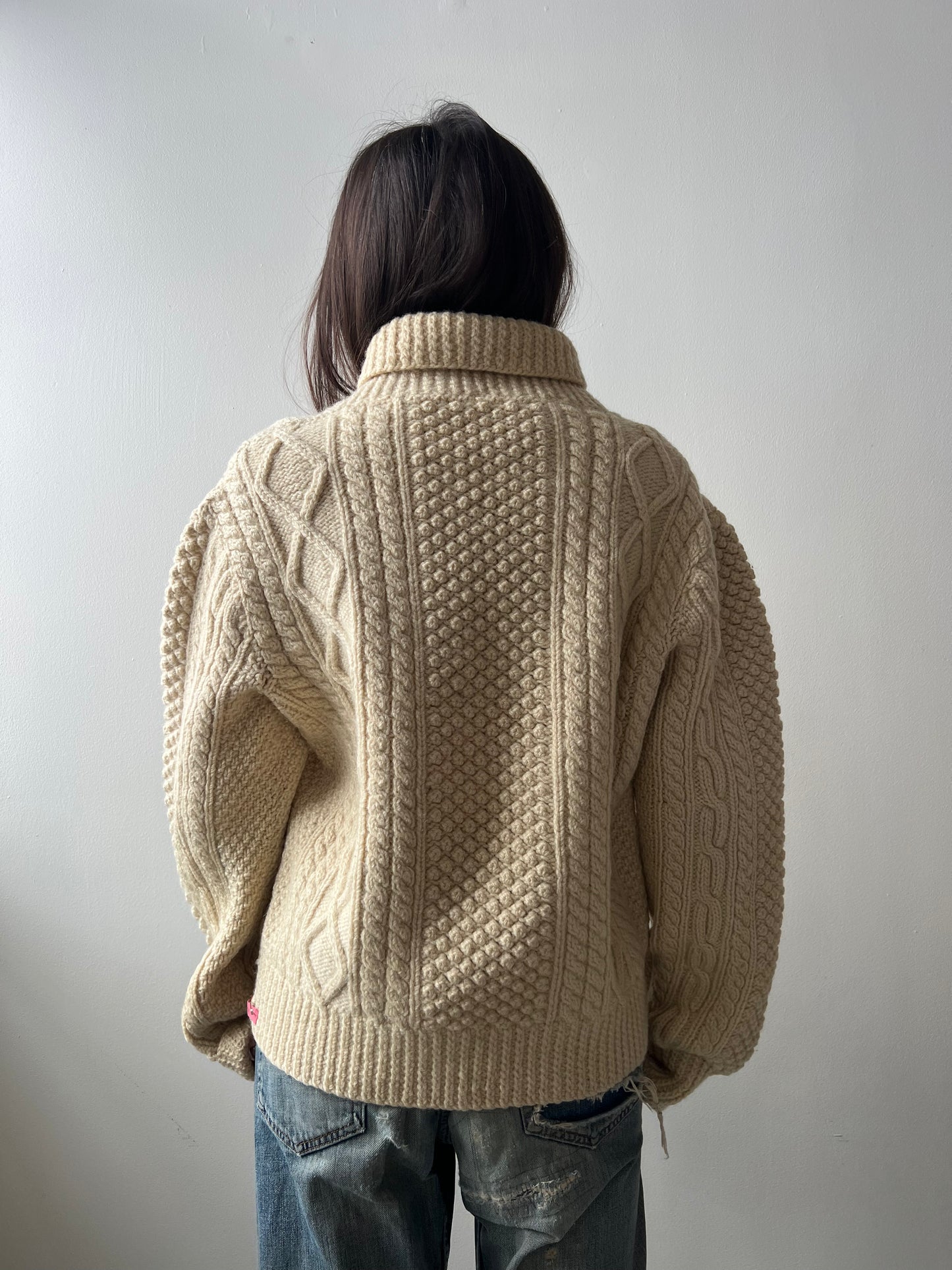 Cream Irish Wool Pullover