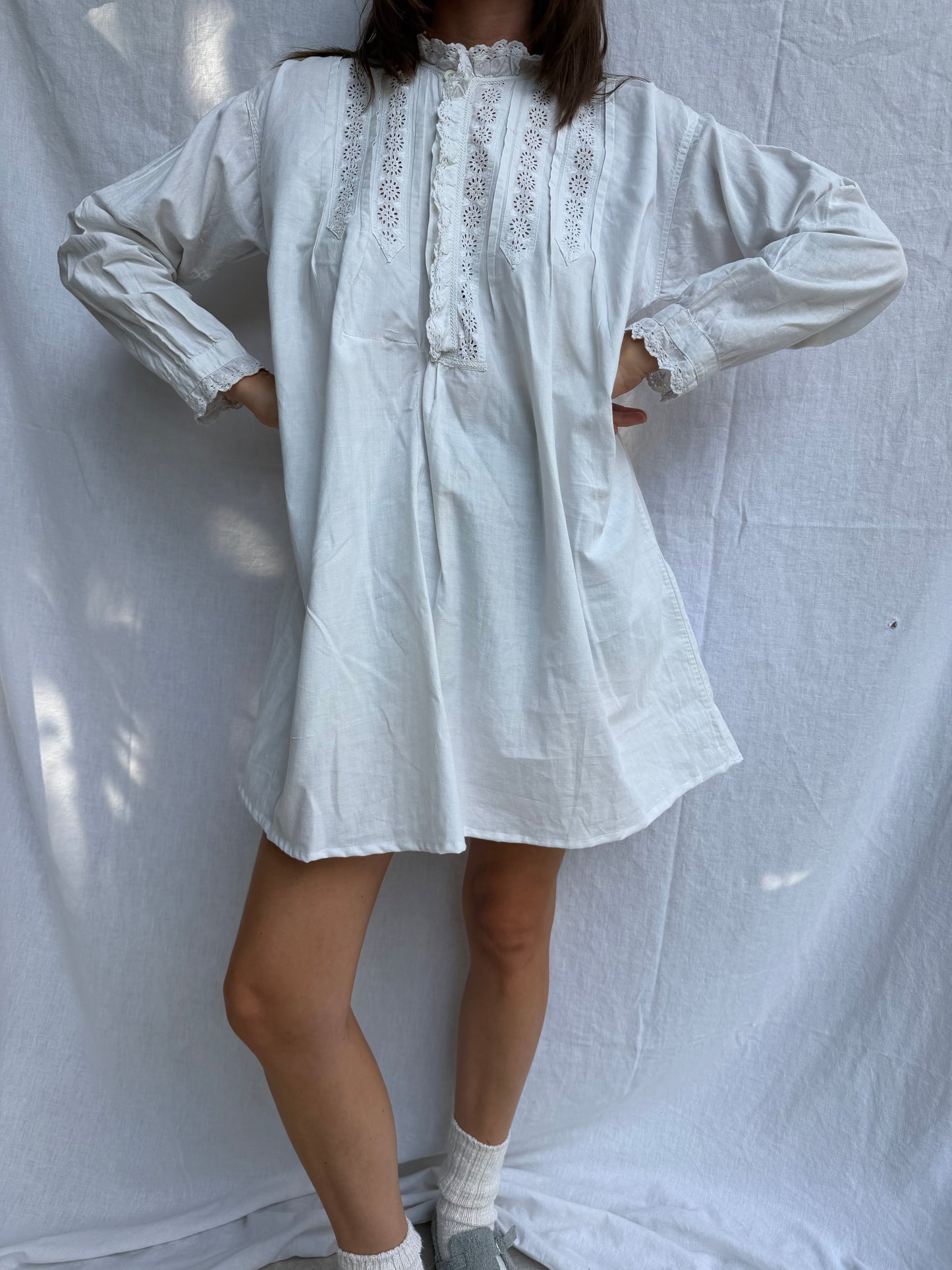 Antique Babydoll Eyelet Dress