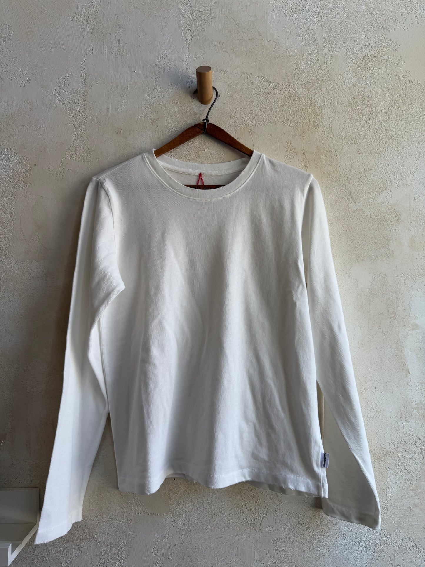 Everyday Long Sleeve Tee in Vintage White by Le Bon Shoppe