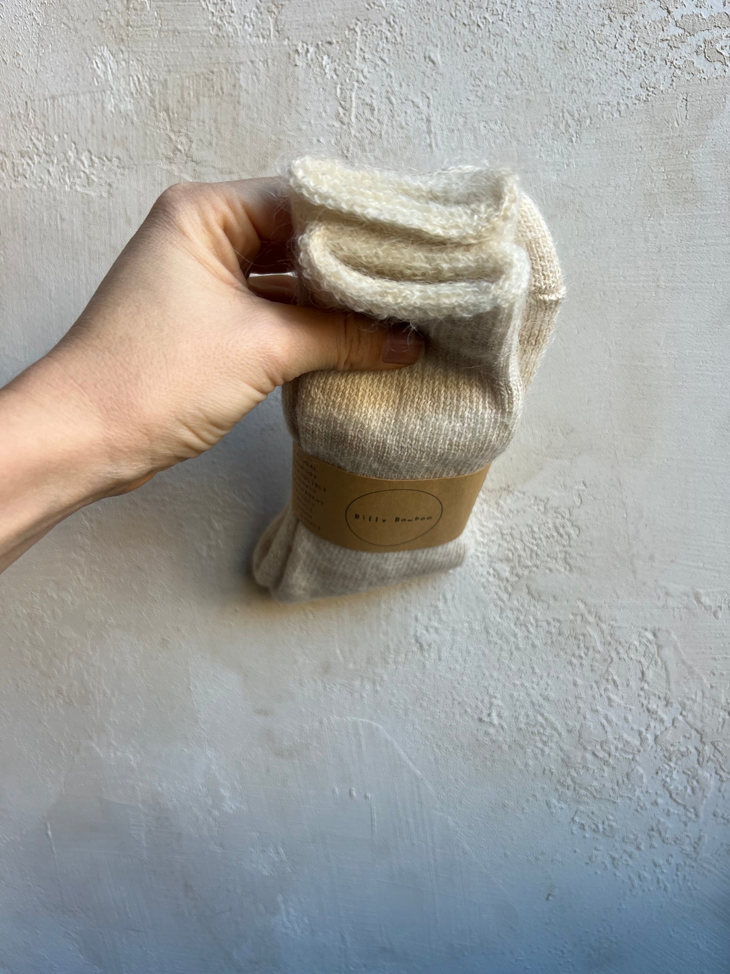 Canada Stripe Mohair High Socks by Billy Bamboo