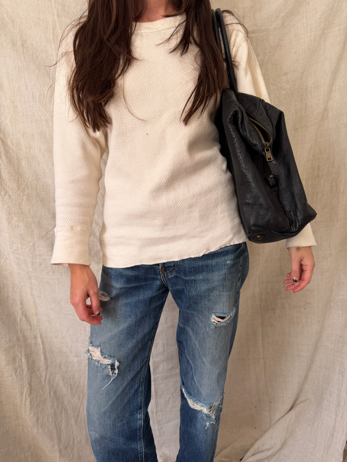 Buttery Soft Black Leather Bag
