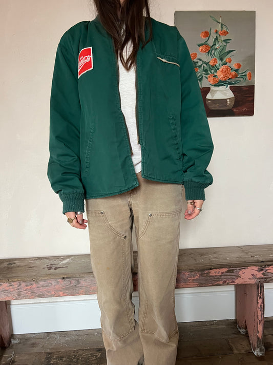 Coca Cola Green Bomber Jacket