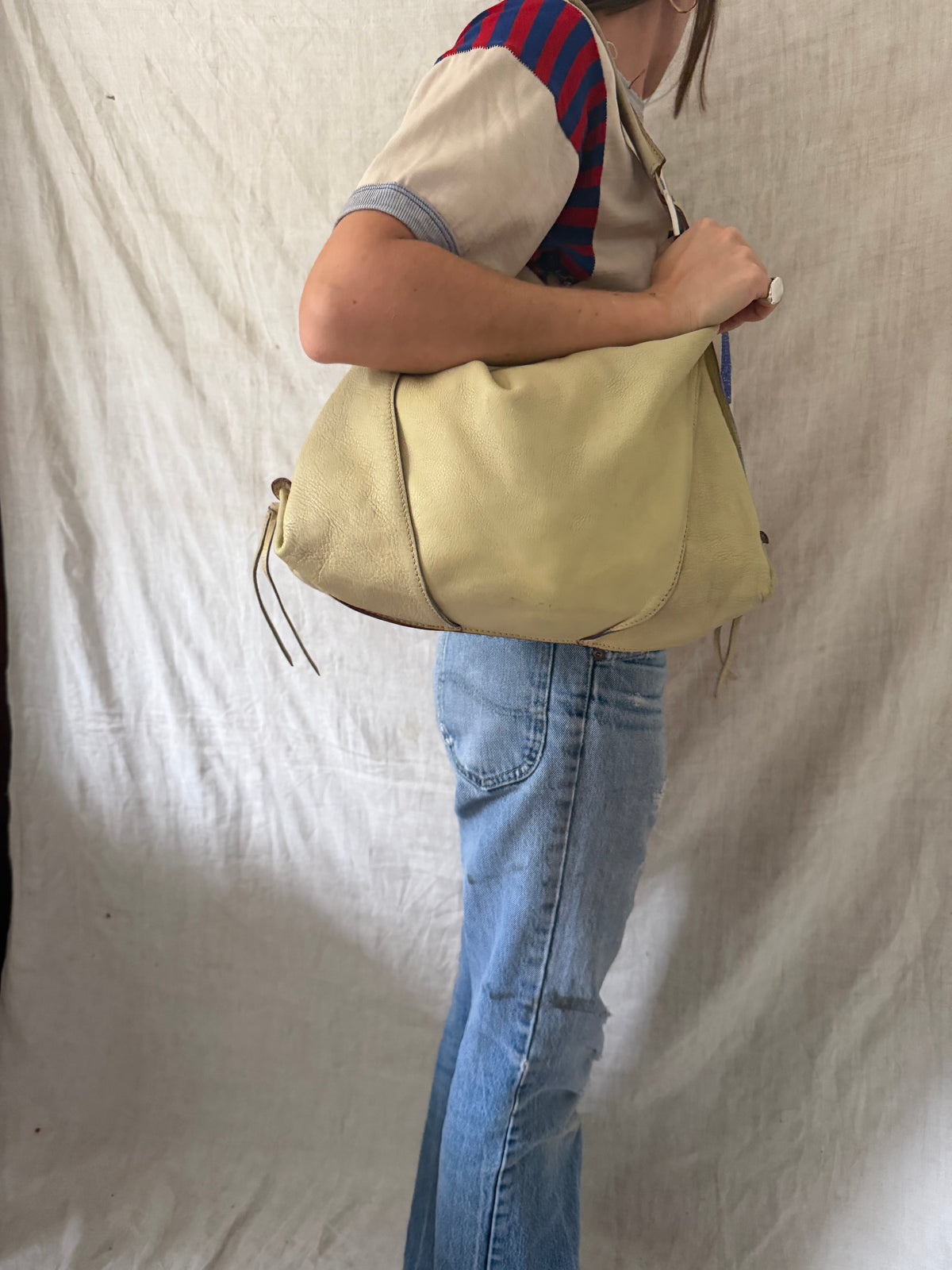 Butter Yellow Leather Purse